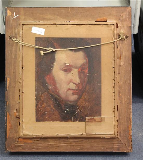 19th century English School Portrait of Percy Bysshe Shelley 16.5 x 13.5in.
